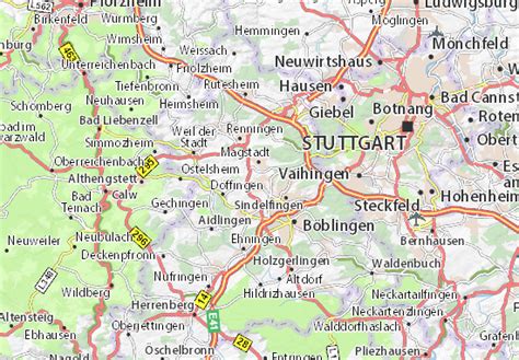 Maichingen Map .